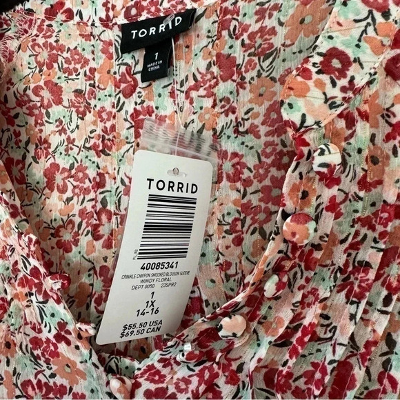Torrid Blouse size 1X - Picture 9 of 11